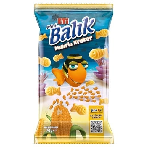 Eti Balık Mini Mısırlı Kraker 70 g