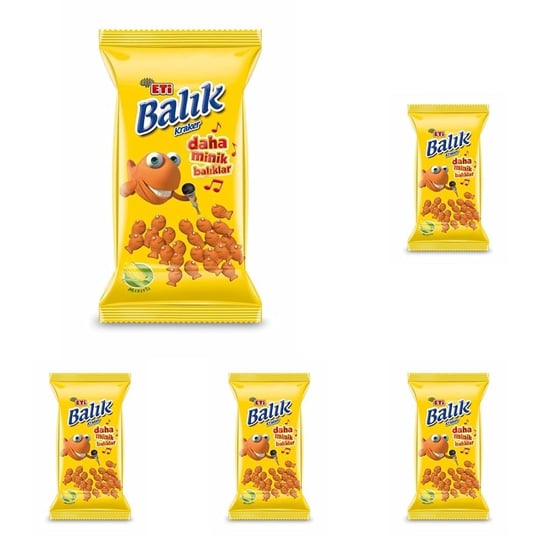 Eti Balık Mini Mısırlı Kraker 70 g 5li paket