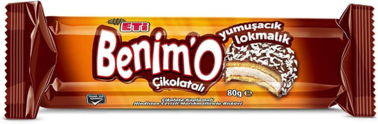Eti Benimo Lokmalık Çikolatalı Bisküvi 80 g x 18 Adet