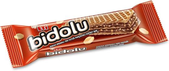 Eti Bidolu Kakaolu Yer Fıstıklı Gofret 29 g Tekli Paket