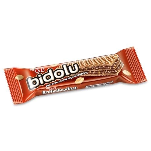 Eti Bidolu Kakaolu Yer Fıstıklı Gofret 29 g Tekli Paket