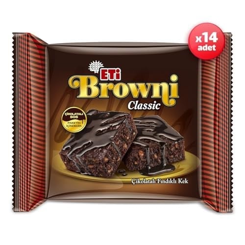Eti Browni Çikolatalı Fındıklı Kek 200 g x 14 Adet
