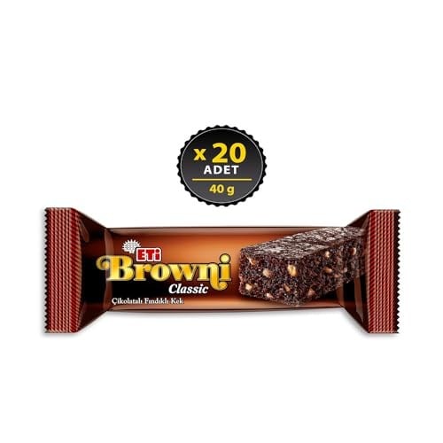 Eti Browni Classic Çikolatalı Fındıklı Kek 40 g x 20 Adet (2 paketi)