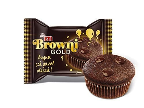 Eti Browni Gold Çikolata Soslu Çikolatalı Kek 45 g 2li paket