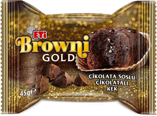 Eti Browni Gold Çikolata Soslu Kek 45 g x 24 Adet