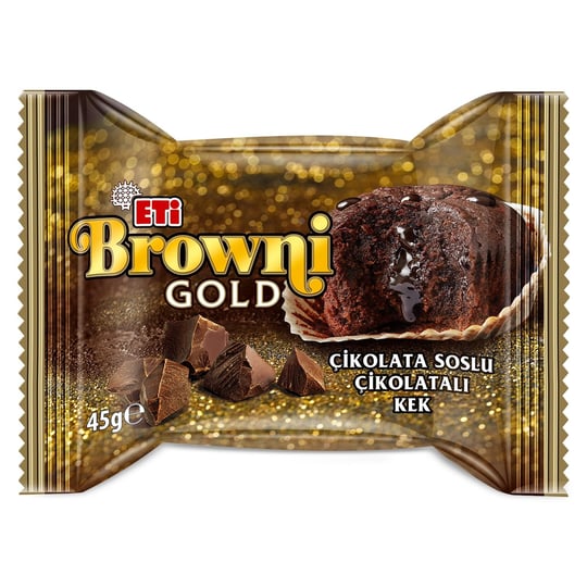 Eti Browni Gold Çikolata Soslu Kek 45 g x 24 Adet