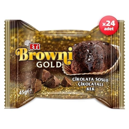 Eti Browni Gold Çikolata Soslu Kek 45 g x 24 Adet