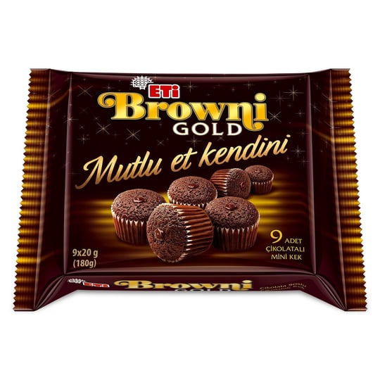 Eti Browni Gold Mini Çikolatalı Kek 180 g x 12 Adet