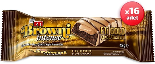 Eti Browni Intense Gold Çikolatalı Kek 48 g x 16 Adet