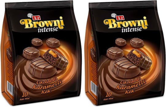 Eti Browni Intense Mini Karamelli Kek 160 g 2li paket