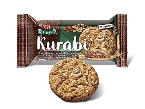Eti Burçak Kurabi Fındıklı 198 g 2li paket