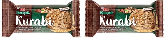 Eti Burçak Kurabi Fındıklı 198 g 2li paket