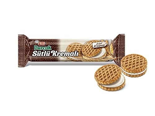 Eti Burçak Sütlü Kremalı Yulaflı Bisküvi 100 g 5li paket