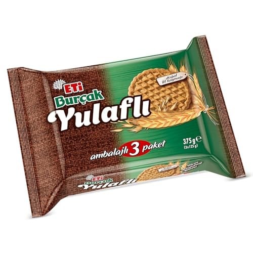 Eti Burçak Yulaflı Bisküvi 375 g x 12 Adet