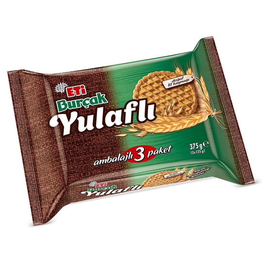 Eti Burçak Yulaflı Bisküvi 375 g x 12 Adet