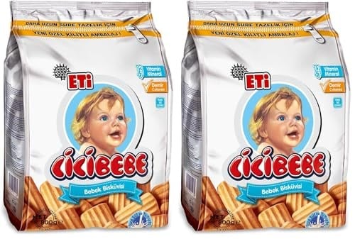 Eti Cicibebe B08NDFBJ2N (Pack of 2) - Seçenekler: 800 g, 800 g (2 paketi)