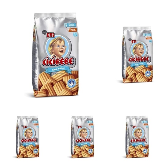 Eti Cicibebe Bisküvi 172 g 5li paket