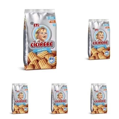 Eti Cicibebe Bisküvi 172 g 5li paket