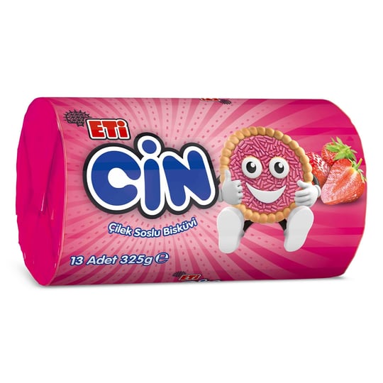 Eti Cin Çilekli Bisküvi 325 g
