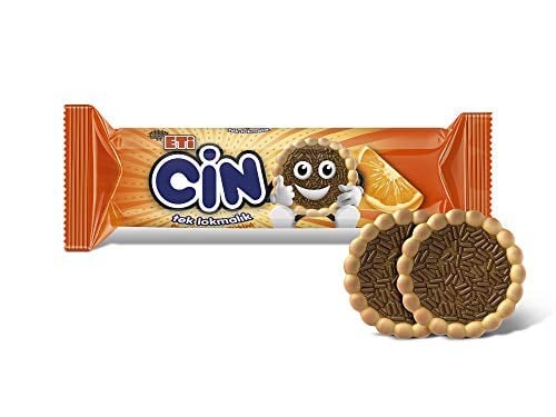 Eti Cin Lokmalık Portakallı Bisküvi 114 g 2li paket