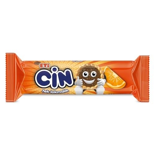 Eti Cin Lokmalık Portakallı Bisküvi 114 g x 18 Adet - Seçenekler: 114 g, 114 g (2 paketi), 114 g (6 paketi), 25 g...