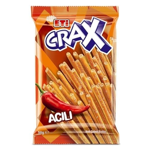 Eti Crax Acılı Çubuk Kraker 50 g x 20 Adet