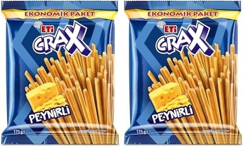 Eti Crax Peynirli Çubuk Kraker 175 g 2li paket