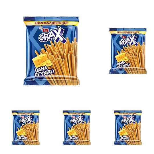 Eti Crax Peynirli Çubuk Kraker 175 g 5li paket