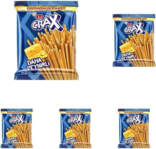 Eti Crax Peynirli Çubuk Kraker 175 g 5li paket