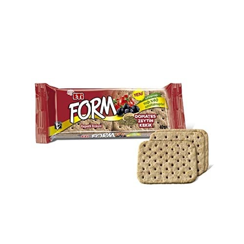 Eti Form Domatesli Zeytinli ve Kekikli Kepekli Bisküvi 40 g 2li paket
