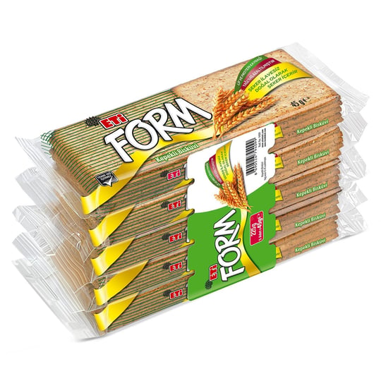 Eti Form Kepekli Bisküvi 5 x 45 g