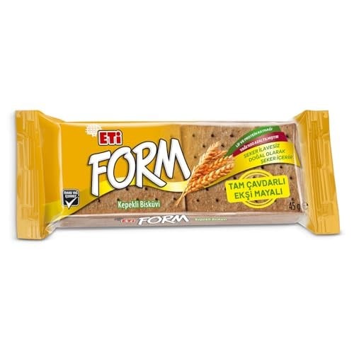 Eti Form Tam Çavdarlı Ekşi Mayalı Bisküvi 45 g