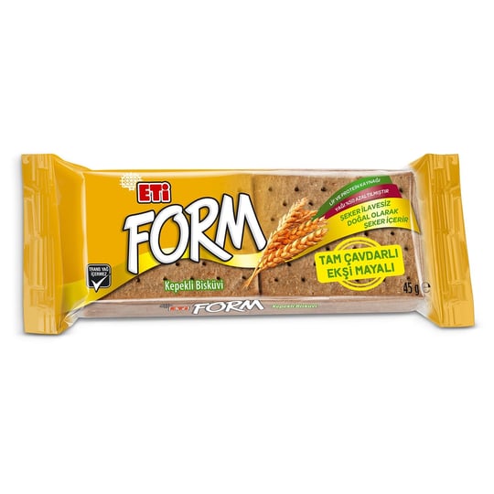 Eti Form Tam Çavdarlı Ekşi Mayalı Bisküvi 45 g