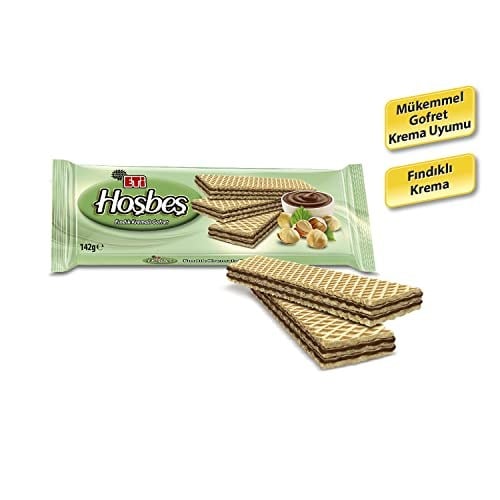 Eti Hoşbeş Fındık Kremalı Gofret 142 g 3lü paket
