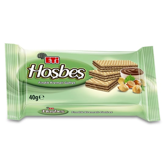 Eti Hoşbeş Fındık Kremalı Gofret 40 g x 24 Adet