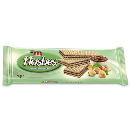 Eti Hoşbeş Fındık Kremalı Gofret 70 g x 12 Adet