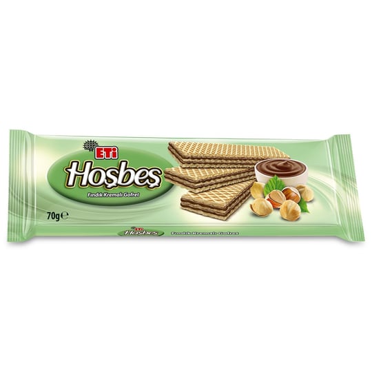 Eti Hoşbeş Fındık Kremalı Gofret 70 g x 12 Adet
