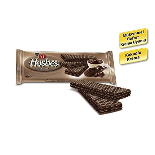 Eti Hoşbeş Kakao Kremalı Gofret 142 g 2li paket