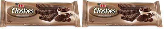 Eti Hoşbeş Kakao Kremalı Gofret 142 g 2li paket