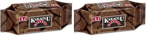Eti Kakaolu Bisküvi 125 gr 2li paket