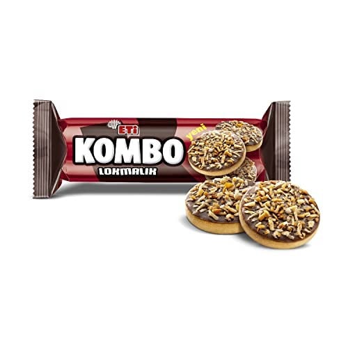 Eti Kombo Lokmalık Bisküvi 84 g 2li paket