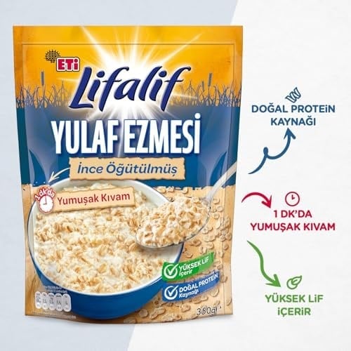 Eti Lifalif İnce Öğütülmüş Yulaf Ezmesi 350 g