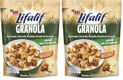Eti Lifalif Yer Fıstıklı Granola 200 g 2li paket