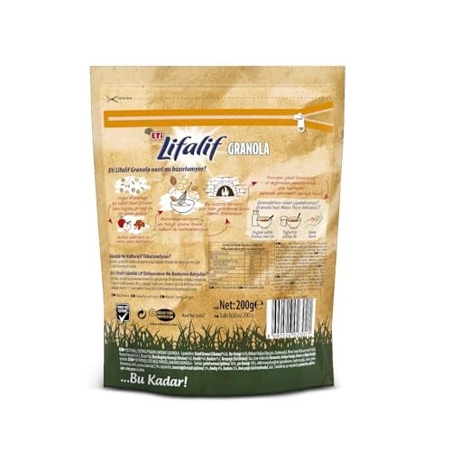 Eti Lifalif Yer Fıstıklı Granola 200 g 2li paket