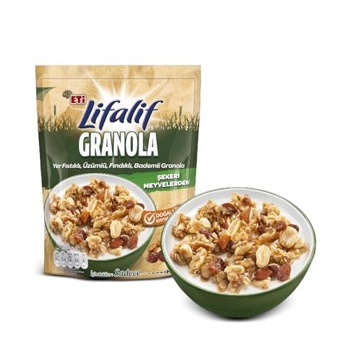 Eti Lifalif Yer Fıstıklı Granola 200 g 2li paket