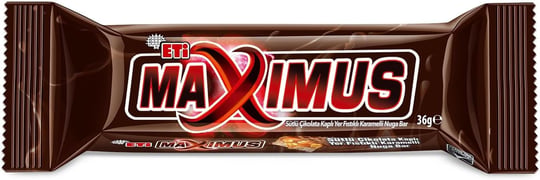 Eti Maximus Yer Fıstıklı, Karamelli Nuga Bar 36 g x 24 Adet