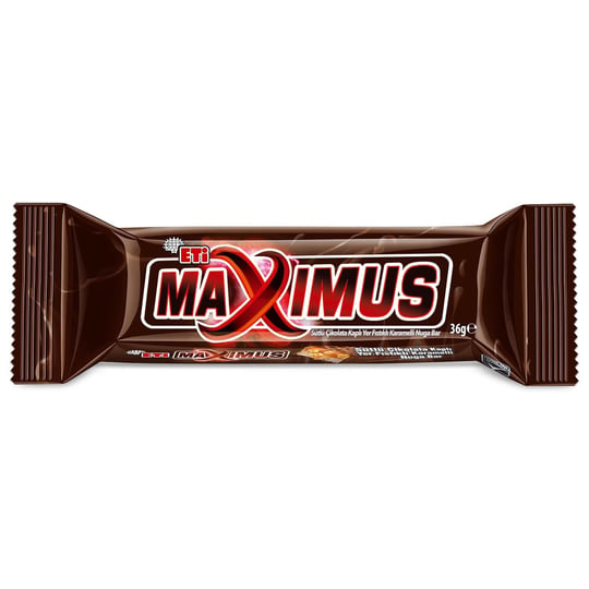 Eti Maximus Yer Fıstıklı, Karamelli Nuga Bar 36 g x 24 Adet