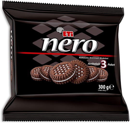 Eti Nero Bisküvi 100 g x 3 Adet