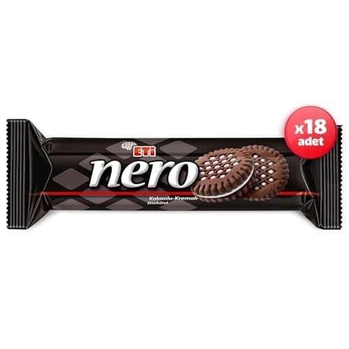Eti Nero Kakaolu Bisküvi 110 g x 18 Adet
