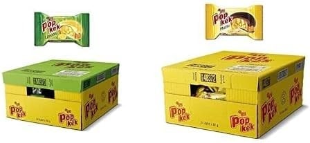Eti Popkek Limonlu Kek 60 g x 24 Adet ve Eti Popkek Muzlu Kek 60 g x 24 Adet